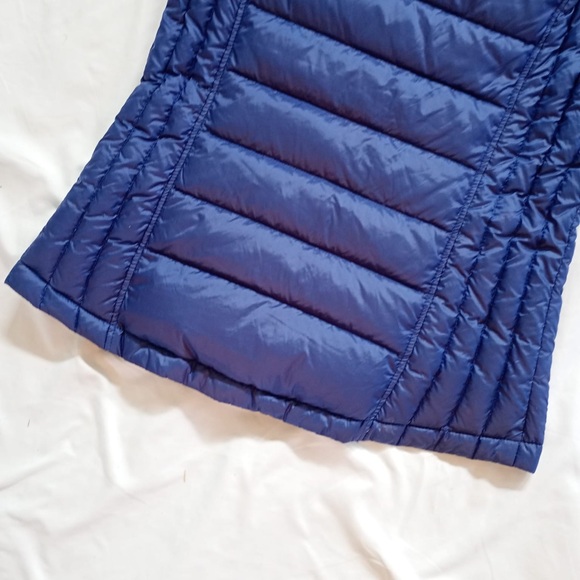 Heatpeek lightweight nylon collapsible Women's Blue Puffer Vest M - Picture 8 of 12